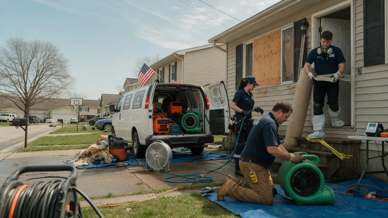 Water Damage Restoration in Conklin, MI near me